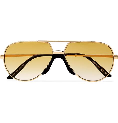 gucci gold sunglasses mens|gold gucci sunglasses for men.